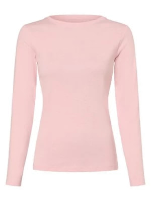 Zdjęcie produktu brookshire Damska koszulka z długim rękawem Kobiety Bawełna różowy jednolity,