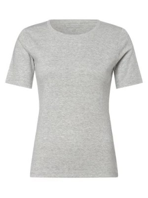 Zdjęcie produktu brookshire T-shirt damski Kobiety Bawełna szary jednolity,