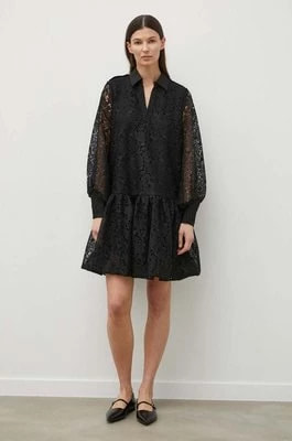 Zdjęcie produktu Bruuns Bazaar sukienka AmbrosiaBBAvril dress kolor czarny mini rozkloszowana BBW3835