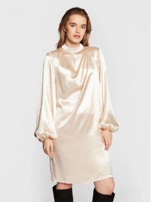 Zdjęcie produktu Bruuns Bazaar Sukienka koktajlowa Edelweiss Bentha BBW3137 Złoty Regular Fit