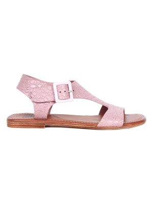 Zdjęcie produktu Bueno Skórzane sandały w kolorze jasnoróżowym rozmiar: 38