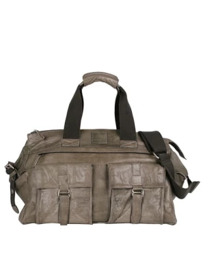 Zdjęcie produktu BULL & HUNT Skórzana torba podróżna w kolorze szarobrązowym - 50 x 24 x 25 cm rozmiar: onesize