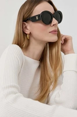 Zdjęcie produktu Burberry okulary przeciwsłoneczne MARGOT damskie kolor czarny 0BE4370U