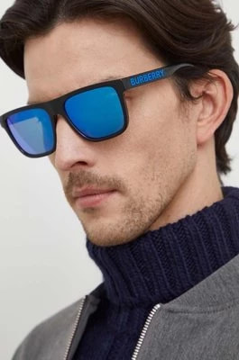 Zdjęcie produktu Burberry okulary przeciwsłoneczne męskie kolor czarny