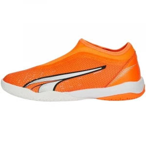 Zdjęcie produktu Buty piłkarskie Puma Ultra Match Ll It + Mid Jr 107232 01 pomarańczowe pomarańcze i czerwienie