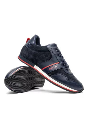 Zdjęcie produktu Buty sneakersy dziecięce BOSS Kidswear J29262-849 Granatowy