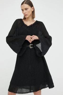 Zdjęcie produktu By Malene Birger sukienka Emoras kolor czarny mini prosta