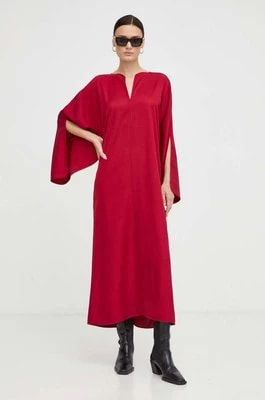 Zdjęcie produktu By Malene Birger sukienka kolor czerwony midi oversize