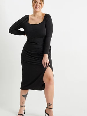 Zdjęcie produktu C&A CLOCKHOUSE-podkreślająca figurę sukienka, Czarny, Rozmiar: 2XL