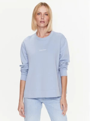 Zdjęcie produktu Calvin Klein Curve Bluza Inclu Micro Logo K20K205472 Niebieski Regular Fit