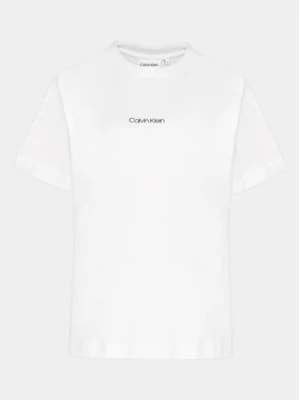 Zdjęcie produktu Calvin Klein Curve T-Shirt Inclusive Micro Logo K20K203712 Biały Regular Fit