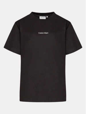 Zdjęcie produktu Calvin Klein Curve T-Shirt Inclusive Micro Logo K20K203712 Czarny Regular Fit
