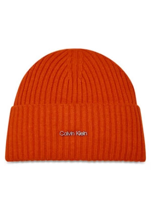 Zdjęcie produktu Calvin Klein Czapka Ck Must Logo Beanie K60K611401 Pomarańczowy