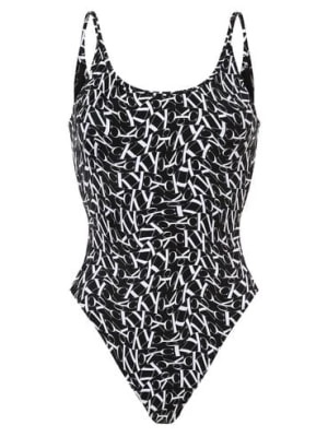 Zdjęcie produktu Calvin Klein Damski strój kąpielowy Kobiety czarny wzorzysty,
