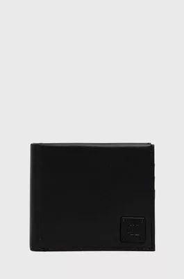 Zdjęcie produktu Calvin Klein Jeans portfel skórzany + brelok damski kolor czarny