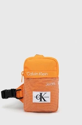 Zdjęcie produktu Calvin Klein Jeans saszetka kolor pomarańczowy