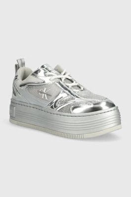 Zdjęcie produktu Calvin Klein Jeans sneakersy BOLD PLATF LOW MIX ML MR kolor srebrny YW0YW01510