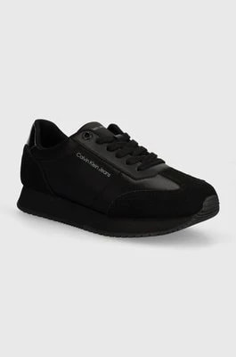 Zdjęcie produktu Calvin Klein Jeans sneakersy RUNNER LOW LACE MIX IN DC kolor czarny YW0YW01367