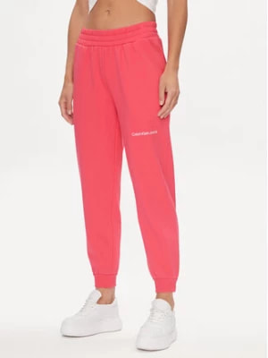 Zdjęcie produktu Calvin Klein Jeans Spodnie dresowe J20J220675 Różowy Relaxed Fit