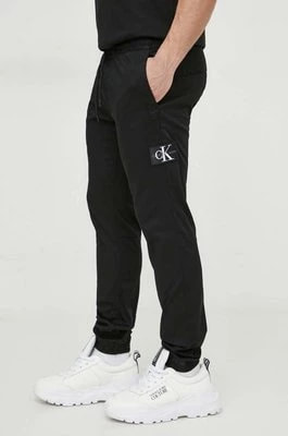 Zdjęcie produktu Calvin Klein Jeans spodnie męskie kolor czarny dopasowane