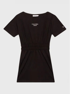 Zdjęcie produktu Calvin Klein Jeans Sukienka codzienna Hero Logo IG0IG01902 Czarny Regular Fit