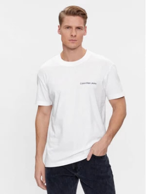 Zdjęcie produktu Calvin Klein Jeans T-Shirt Institutional J30J324671 Biały Regular Fit