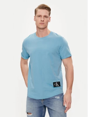 Zdjęcie produktu Calvin Klein Jeans T-Shirt J30J323482 Niebieski Regular Fit