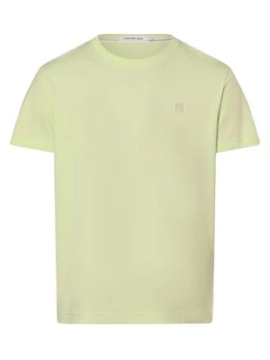 Zdjęcie produktu Calvin Klein Jeans T-shirt męski Mężczyźni Bawełna żółty|zielony jednolity,