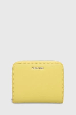 Zdjęcie produktu Calvin Klein portfel damski kolor żółty