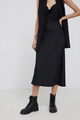 Zdjęcie produktu Calvin Klein Spódnica kolor czarny midi rozkloszowana