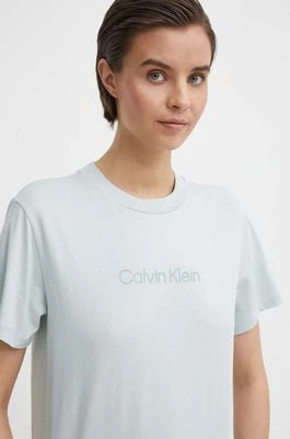 Zdjęcie produktu Calvin Klein t-shirt bawełniany damski kolor szary