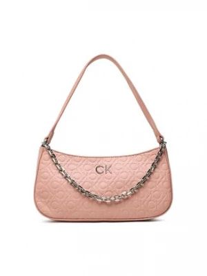 Zdjęcie produktu Calvin Klein Torebka Re-Lock Shoulder Bag Emb Mono K60K610204 Różowy
