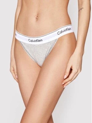 Zdjęcie produktu Calvin Klein Underwear Figi klasyczne Tanga 000QF4977A Szary