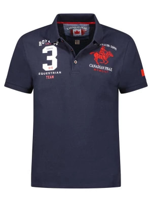Zdjęcie produktu Canadian Peak Koszulka polo "Klubeak" w kolorze granatowym rozmiar: S