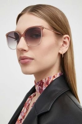 Zdjęcie produktu Carolina Herrera okulary przeciwsłoneczne damskie kolor beżowy HER 0229/S