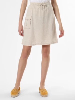 Zdjęcie produktu Cartoon Amazing Spódnica damska z dodatkiem lnu Kobiety Sztuczne włókno beżowy marmurkowy,