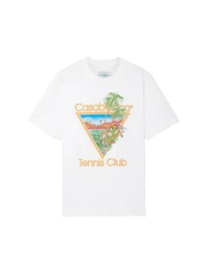 Zdjęcie produktu Casablanca, Biała koszulka Tennis Club Icon White, male,