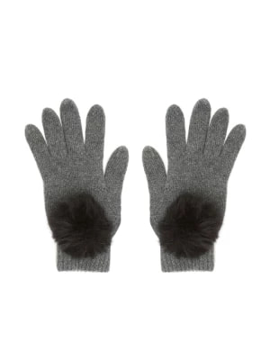 Zdjęcie produktu Cashmere95 Rękawiczki w kolorze szarym rozmiar: onesize