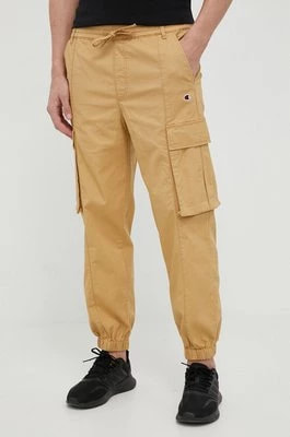 Zdjęcie produktu Champion spodnie męskie kolor beżowy w fasonie cargo