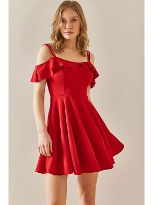 Zdjęcie produktu Chezalou Sukienka w kolorze czerwonym rozmiar: M