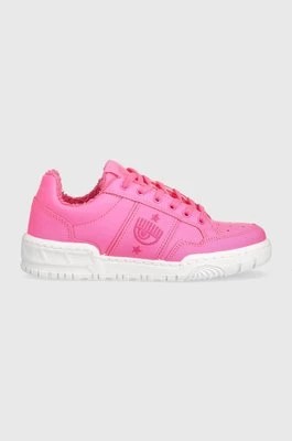 Zdjęcie produktu Chiara Ferragni sneakersy skórzane CF3109_037 kolor różowy CF1 LOW