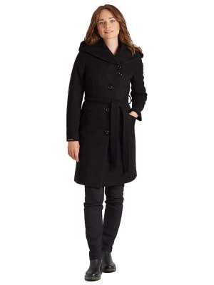 Zdjęcie produktu Ciriana Wełniany płaszcz w kolorze czarnym rozmiar: 48