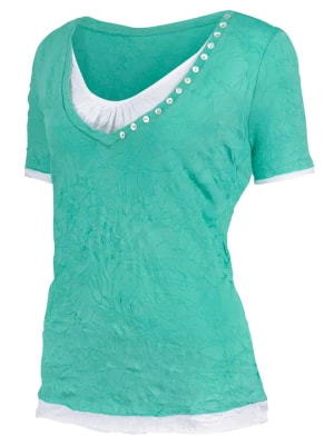 Zdjęcie produktu CL Koszulka w kolorze turkusowo-białym rozmiar: 44
