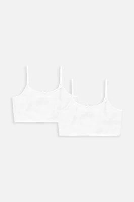 Zdjęcie produktu Coccodrillo biustonosz dziecięcy 2-pack kolor biały