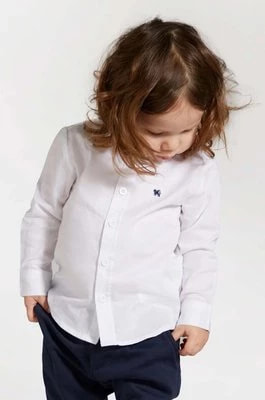 Zdjęcie produktu Coccodrillo koszula bawełniana dziecięca kolor biały