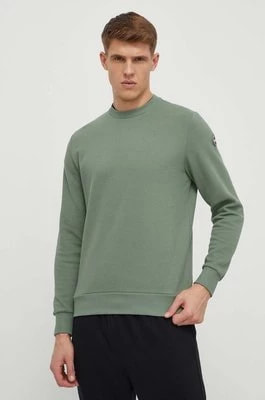Zdjęcie produktu Colmar bluza bawełniana męska kolor zielony gładka