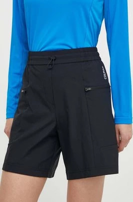 Zdjęcie produktu Colmar szorty outdoorowe kolor czarny gładkie high waist