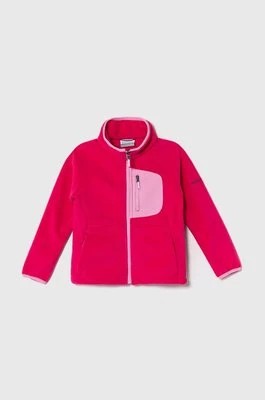 Zdjęcie produktu Columbia bluza polarowa dziecięca Fast Trek III Fleec kolor różowy gładka