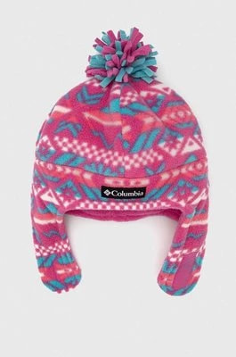 Zdjęcie produktu Columbia czapka dziecięca Youth Frosty Trail II Ea kolor różowy z grubej dzianiny