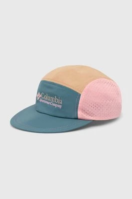 Zdjęcie produktu Columbia czapka z daszkiem HERITAGE kolor turkusowy z aplikacją 2070961